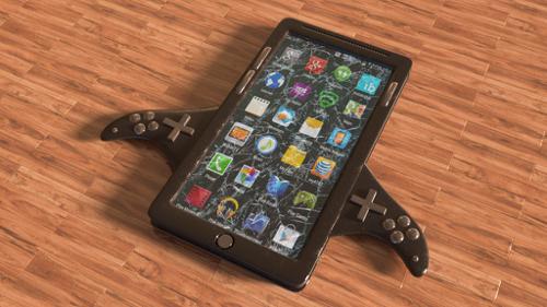 mobile phone console asset preview image